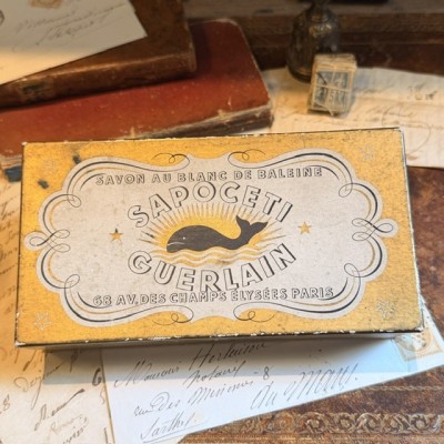 Soap box - SAPOCETI GUERLAIN - Whale white soap - 1920/1930 - Art Deco