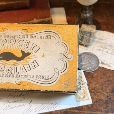 Soap box - SAPOCETI GUERLAIN - Whale white soap - 1920/1930 - Art Deco