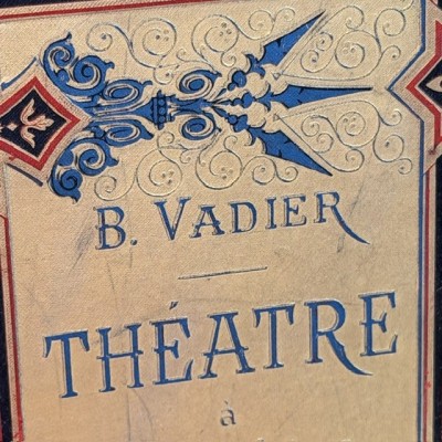 Theater at home by B. Vadier - circa 1885 - Hetzel Collection