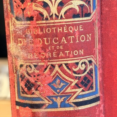Théâtre à la maison par Vadier - 1880 - Cartonnage d'éditeur - Collection Hetzel