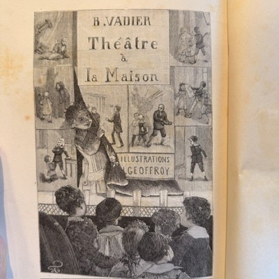 Theater at home by B. Vadier - circa 1885 - Hetzel Collection