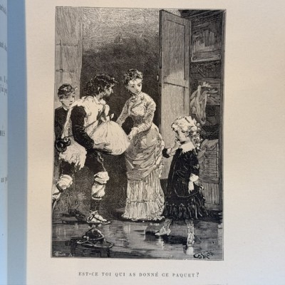 Theater at home by B. Vadier - circa 1885 - Hetzel Collection