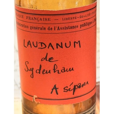Sydenham's Laudanum - Opium tincture - POISON - Vintage pharmacy bottle