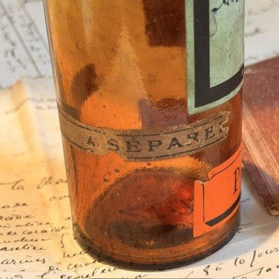 Adrenaline Solution at 1‰ - POISON - Vintage pharmacy bottle