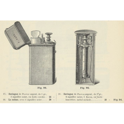 Étui de poche médical pour injection hypodermique COLLIN - Nécessaire à Morphine