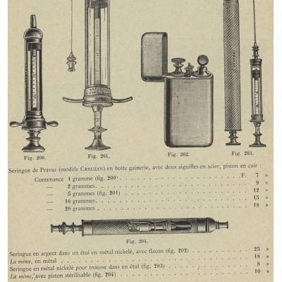 Étui de poche médical pour injection hypodermique COLLIN - Nécessaire à Morphine