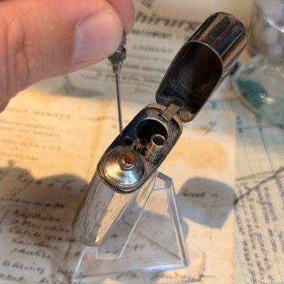 Medical pouch COLLIN with Pravaz syringe - 1895/1910 - Morphine kit