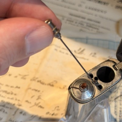 Medical pouch COLLIN with Pravaz syringe - 1895/1910 - Morphine kit