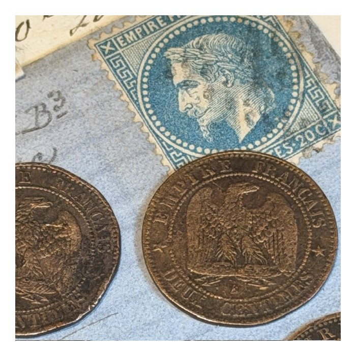 Emperor Napoleon III coin- Second Empire - 2 cents - 1852/1870