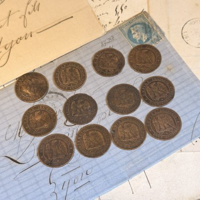 Emperor Napoleon III coin- Second Empire - 2 cents - 1852/1870