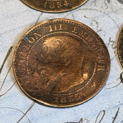 Emperor Napoleon III coin- Second Empire - 2 cents - 1852/1870