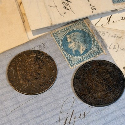 Pièce de Monnaie Empereur Napoléon III - Second Empire - 5 centimes