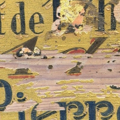 Pharmacy and Herbalist painted wooden trade sign - 1890-1920