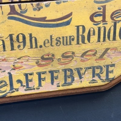 Pharmacy and Herbalist painted wooden trade sign - 1890-1920