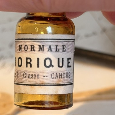 Acide borique - Antique pharmacy bottle - Apothecary
