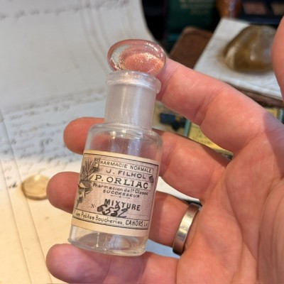 Mixture - Flacon ancien de pharmacie-Apothicaire