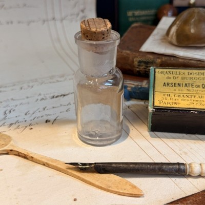 Acide borique - Flacon ancien de pharmacie-Apothicaire