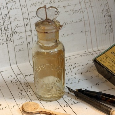 - Flacon ancien de pharmacie-Apothicaire