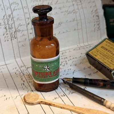 - Flacon ancien de pharmacie-Apothicaire