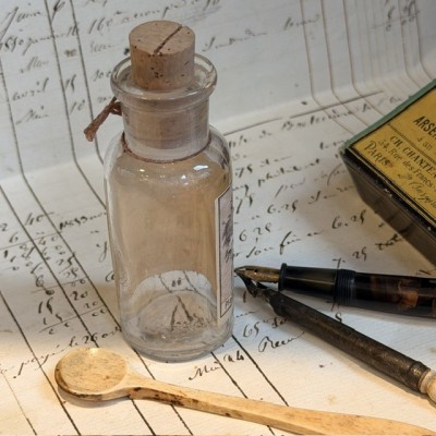 Sirop d'Iodure de Fer - Flacon ancien de pharmacie-Apothicaire