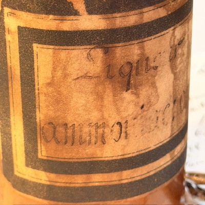 Liqueur Ammoniaque anisée - Flacon ancien de pharmacie-Apothicaire