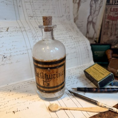Antipyrine - Antique pharmacy bottle - Apothecary