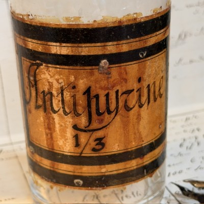 Antipyrine - Antique pharmacy bottle - Apothecary