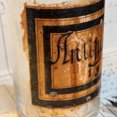Antipyrine - Antique pharmacy bottle - Apothecary