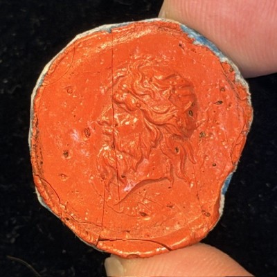 Empreinte d'intailles et camées antiques du Grand Tour du XIXème siècle