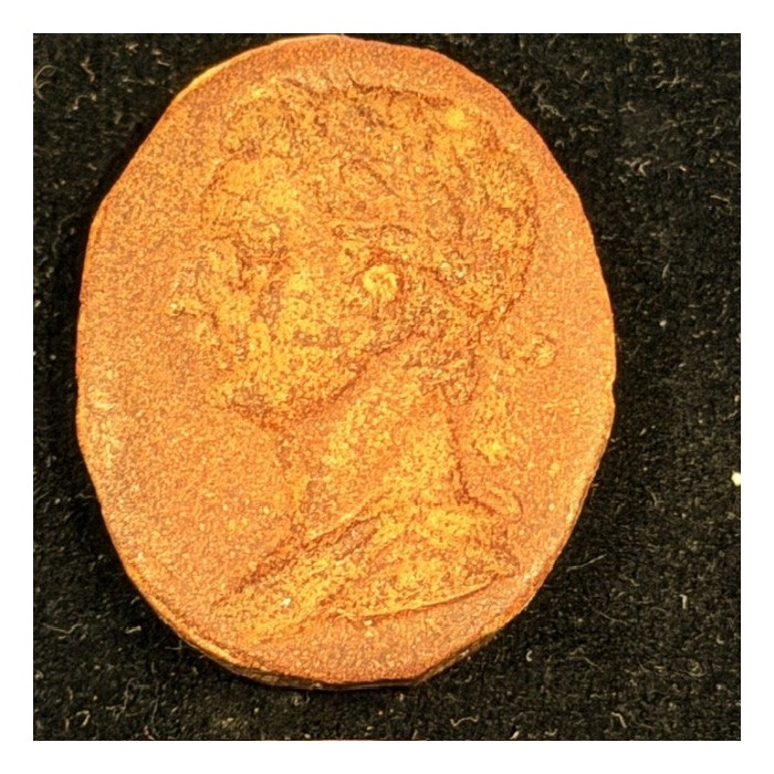 Antique intaglio and cameo print from the Grand Tour of the 19th century