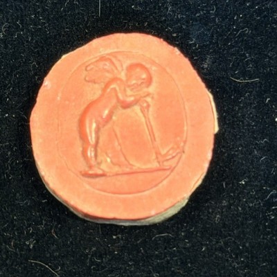 Antique intaglio and cameo print from the Grand Tour of the 19th century