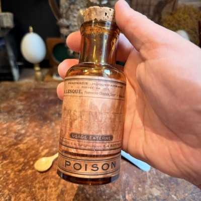 Arséniate de Soude - Poison - Flacon ancien de pharmacie