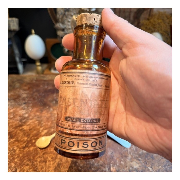 Arséniate de Soude - POISON cabinet - Antique pharmacy bottle