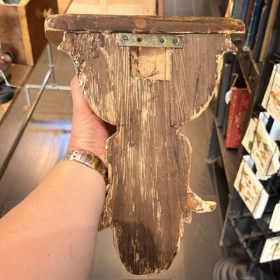 Console d'applique en cul-de-lampe - Bois stuqué et doré - Italie (Toscane) XIXe siècle