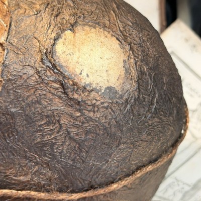 Mummy head - Human skull: artist reproduction by Jérôme Cavailles