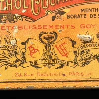 Box of cocaine lozenges from 1900 – MBC – Menthol Cocaïno Boraté