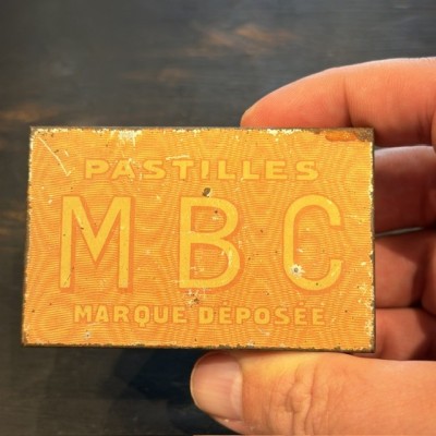 Boîte de pastilles à la cocaïne de 1900 - MBC- Menthol Cocaïno Boraté