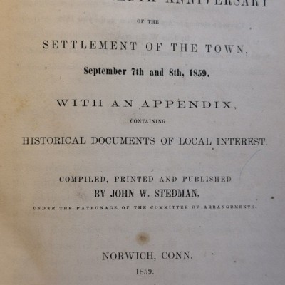 The Norwich Jubilee (1859) - First Edition Printed on Egyptian Mummy Paper