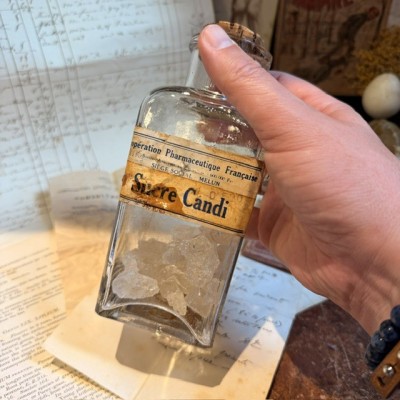 Rock Candy - Antique pharmacy bottle - Apothecary