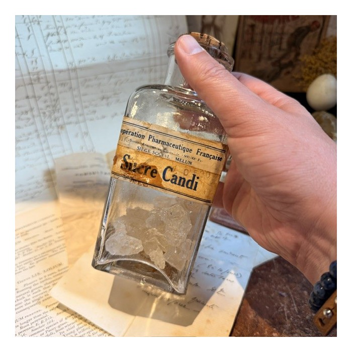 Rock Candy - Antique pharmacy bottle - Apothecary