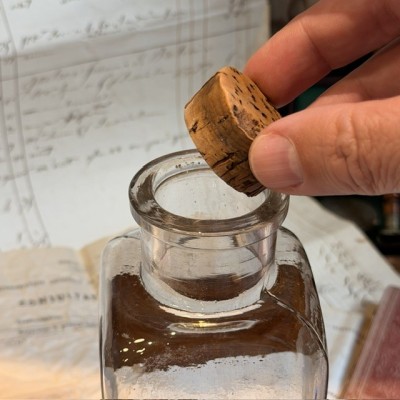 Rock Candy - Antique pharmacy bottle - Apothecary