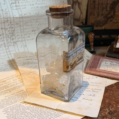 Rock Candy - Antique pharmacy bottle - Apothecary
