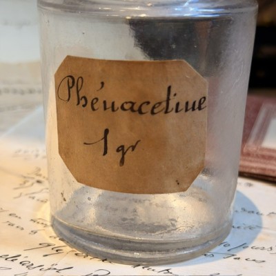 Phenacetin - Antique pharmacy bottle - Apothecary