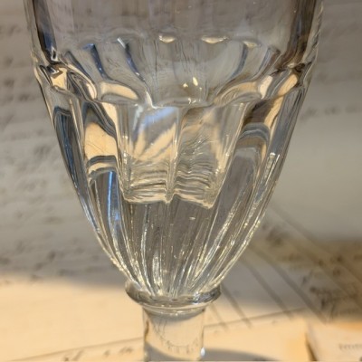 Antique twisted glass for Absinthe
