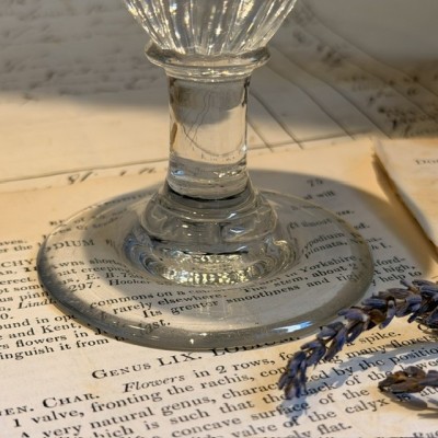 Antique twisted glass for Absinthe