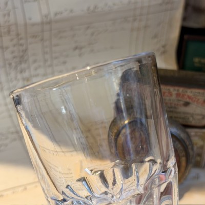 Antique twisted glass for Absinthe