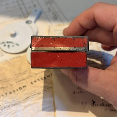 Box of Cocaine - Menthol Borate Cocaine Lozenges - 1900/1910 - Art Nouveau