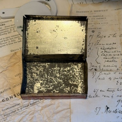 Boîte de pastilles à la Cocaïne - Pharmacie ANDRIOT - 1900/1910 - Art Nouveau