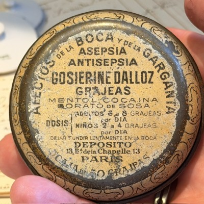 Box of Cocaine Dragees - Gosiérine DALLOZ - Art Nouveau - 1910/1920 - Alfons Mucha
