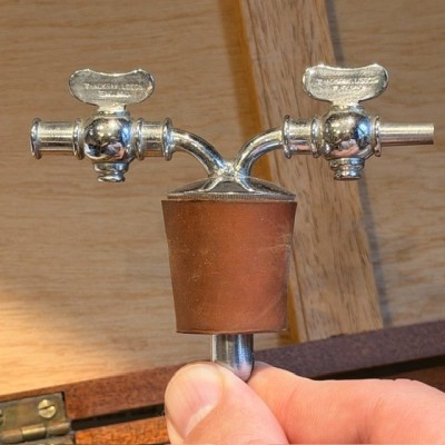 Aspirateur du Dr Potain dans son coffret bois - THACKRAY LEEDS ENGLAND